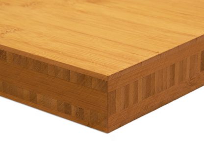 Bamboe plaat caramel plain pressed, 2m44 x 1m22, 40 mm dik - Afbeelding 2