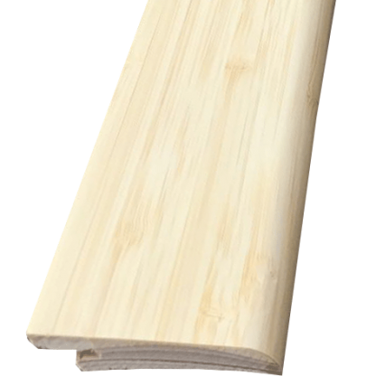 Naturel side pressed bamboe gefineerde plint, 60 x 15 mm, 2m50 lang