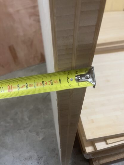 1/4e plaat Naturel Side Pressed 1220x620x45 - Afbeelding 3