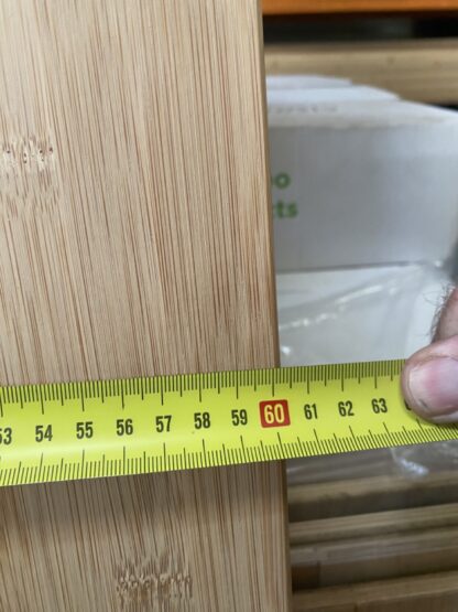 BP-5P155 Bamboe, caramel, plain pressed, 5 lagen, 1950x600x40 - Afbeelding 2