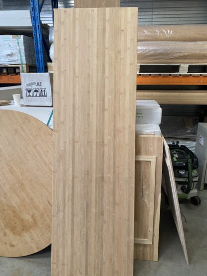 BP-5P155 Bamboe, caramel, plain pressed, 5 lagen, 1950x600x40