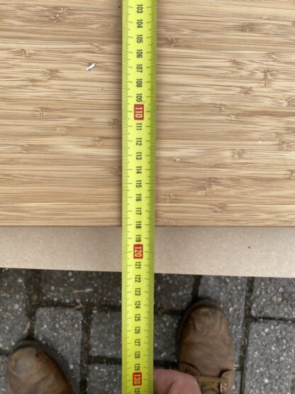 40mm dikke Bamboe plaat, caramel, side pressed, 2090x1180x40mm - Afbeelding 4